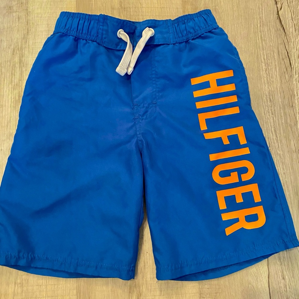 Boys Hilfiger Swim Trucks size 8/10 excellent